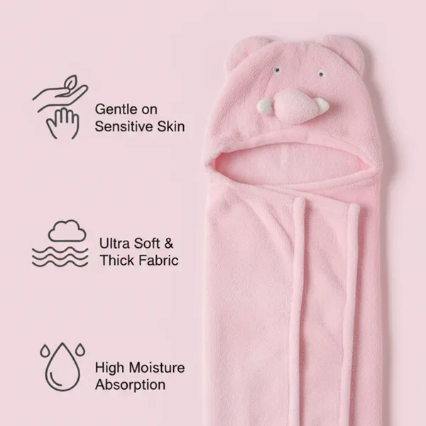 Pink_Cotton_&_Polyester_Baby_Hood_Wrapper_For_New_Born_Baby__|__Large_Size__|__0_to_36_months__|__Bath_Towel