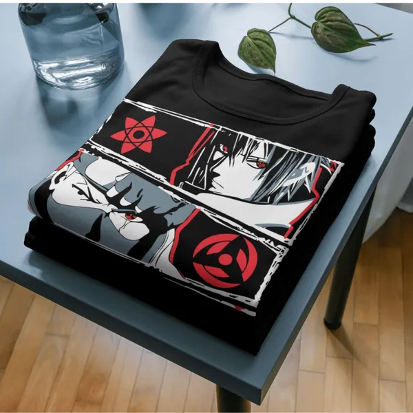 Black_Cotton_Oversized_Red_Reflection_T-Shirt_For_Men
