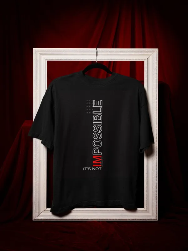 Black_Cotton_Oversized_Impossible_T-Shirt_For_Men
