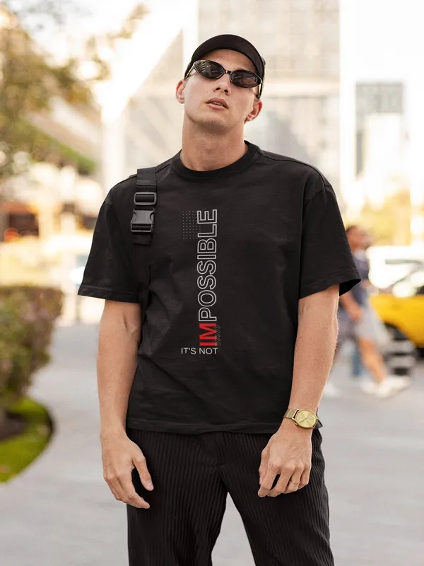 Black_Cotton_Oversized_Impossible_T-Shirt_For_Men