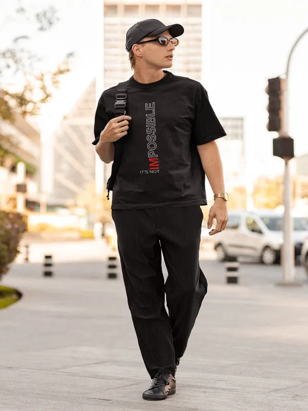 Black_Cotton_Oversized_Impossible_T-Shirt_For_Men