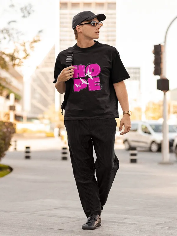 Black_Cotton_Oversized_Hope_T-Shirt_For_Men