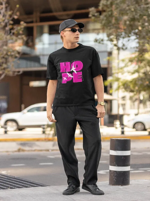 Black_Cotton_Oversized_Hope_T-Shirt_For_Men