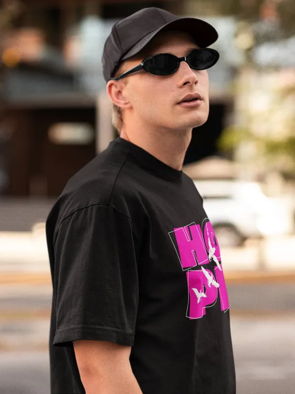 Black_Cotton_Oversized_Hope_T-Shirt_For_Men