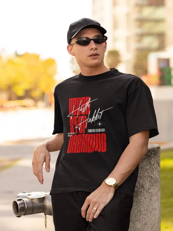 Black_Cotton_Oversized_T-Shirt_For_Men