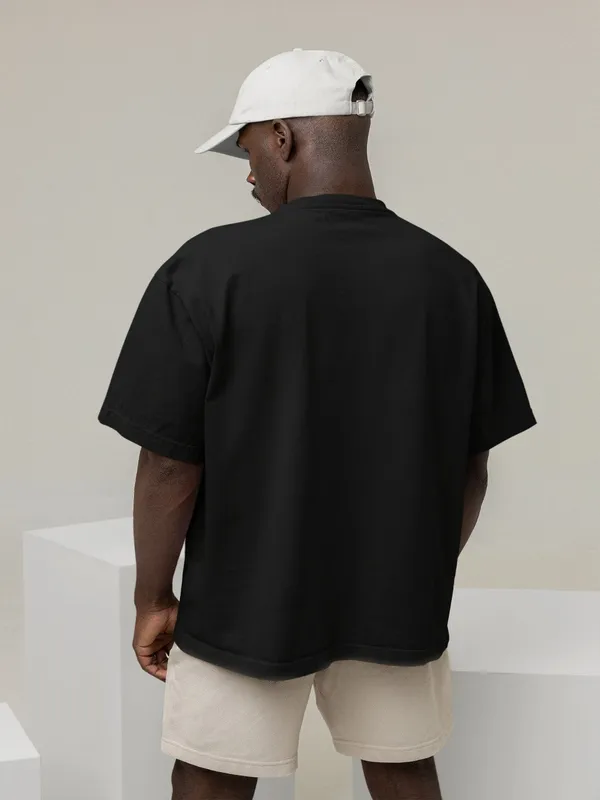Black_Cotton_Oversized_Yellow_Porsche_T-Shirt_For_Men