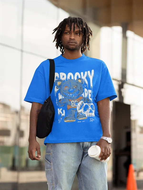 Blue_Cotton_Oversized_T-Shirt_For_Men
