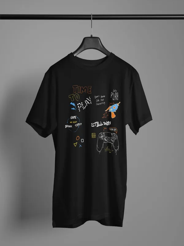Black_Cotton_Oversized_T-Shirt_For_Men