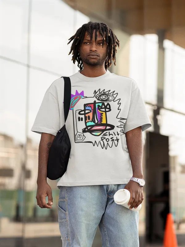 Off-White_Cotton_Oversized_Shit_Post_T-Shirt_For_Men