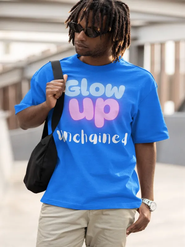 Blue_Cotton_Oversized_T-Shirt_For_Men