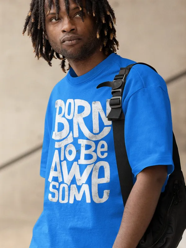 Blue_Cotton_Oversized_T-Shirt_For_Men