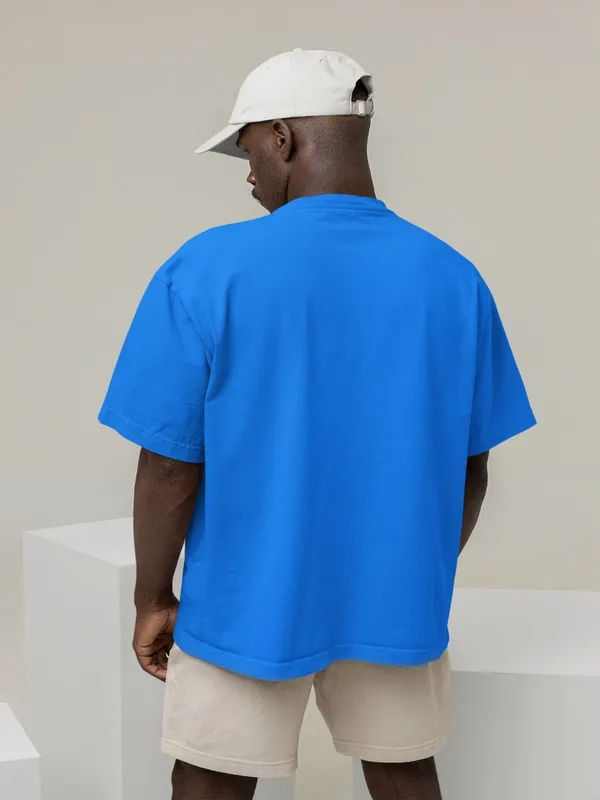 Blue_Cotton_Oversized_T-Shirt_For_Men