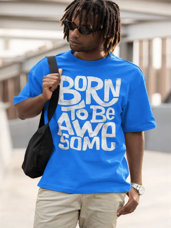 Blue_Cotton_Oversized_T-Shirt_For_Men