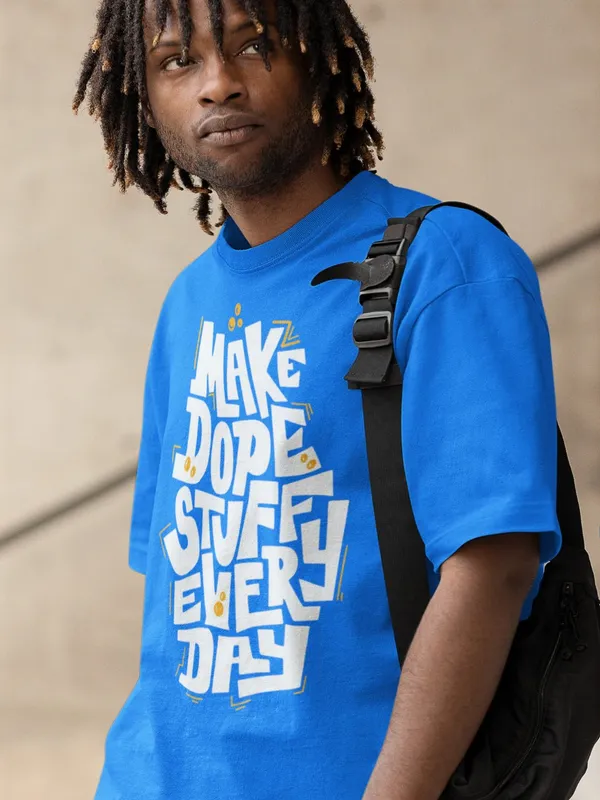 Blue_Cotton_Oversized_T-Shirt_For_Men