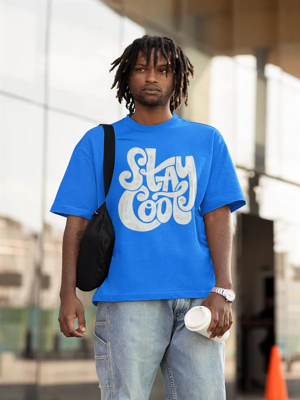 Blue_Cotton_Oversized_T-Shirt_For_Men