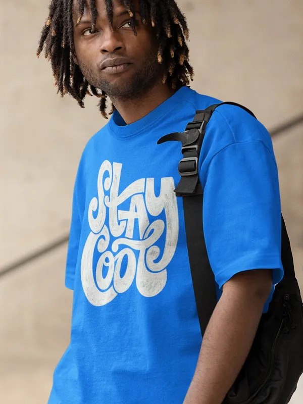 Blue_Cotton_Oversized_T-Shirt_For_Men