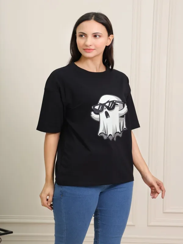 Black_Cotton_Oversized_T-Shirt_For_Women