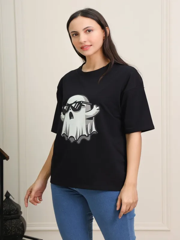 Black_Cotton_Oversized_T-Shirt_For_Women