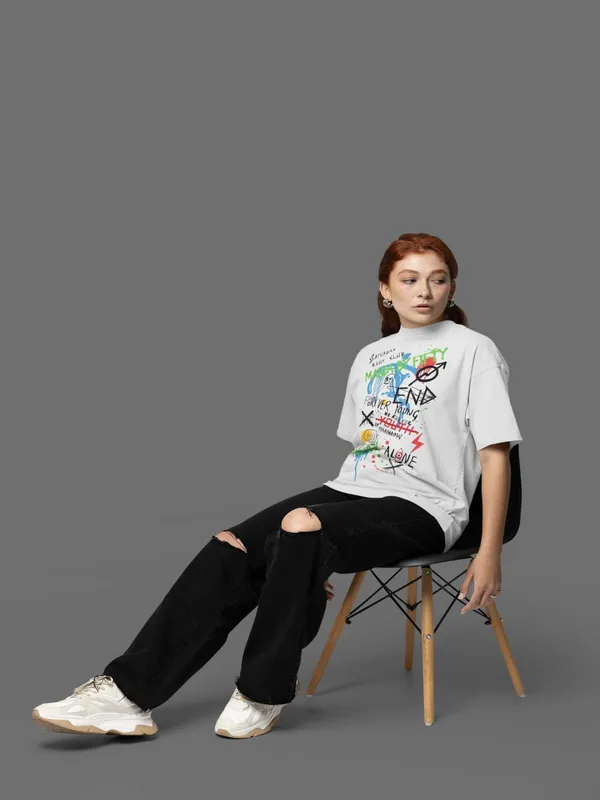 White_Cotton_Oversized_T-Shirt_For_Women
