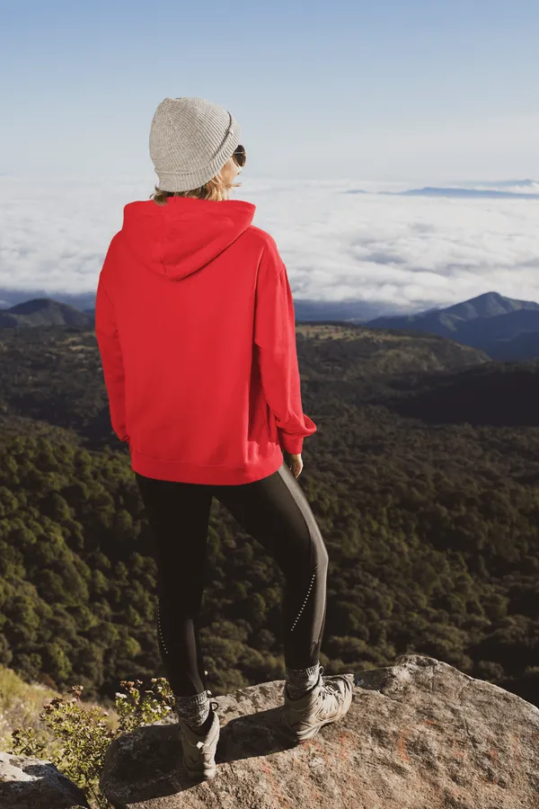 Red_Cotton_Oversized_Hoodie_For_Women