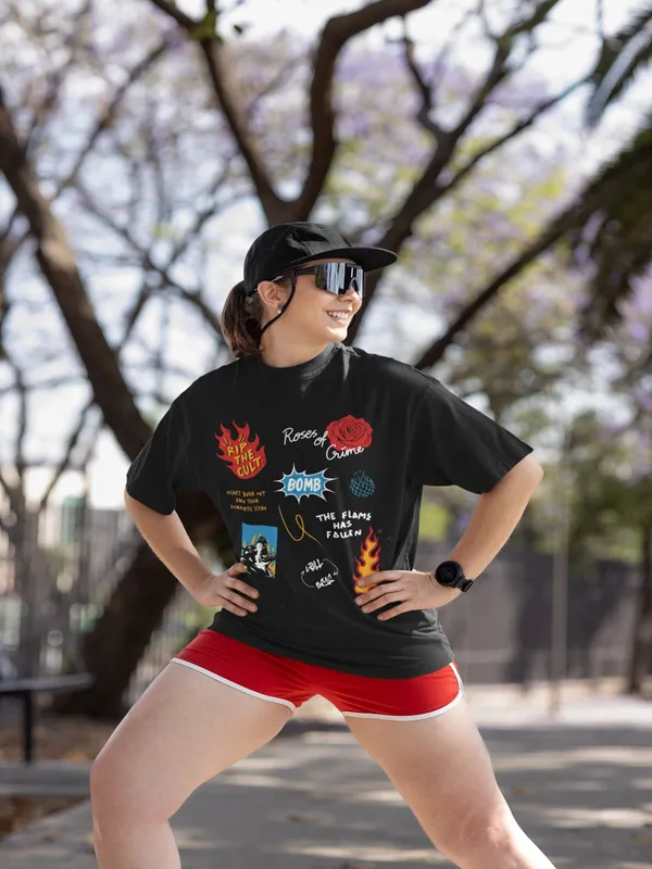 Black_Cotton_Oversized_T-Shirt_For_Women