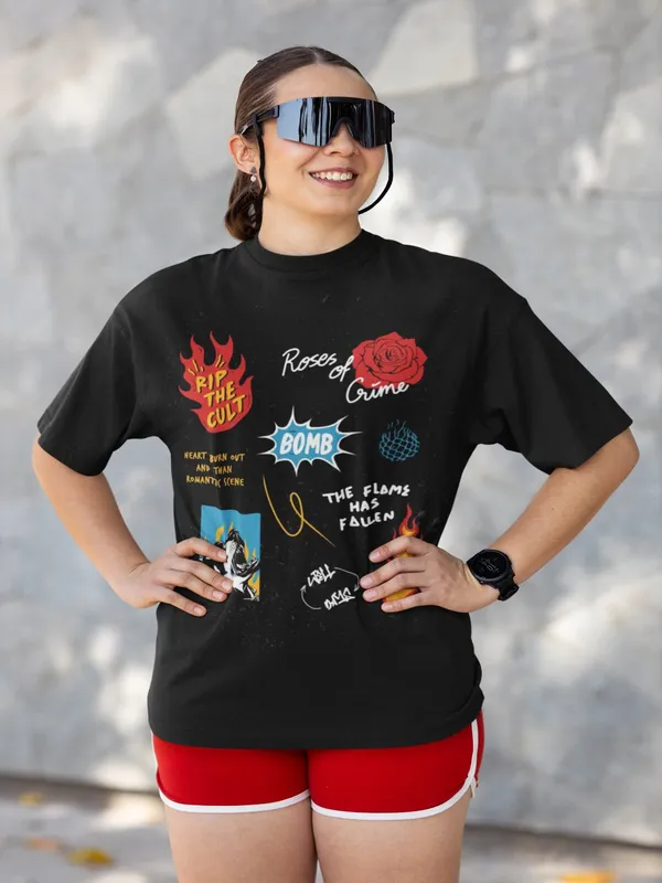 Black_Cotton_Oversized_T-Shirt_For_Women