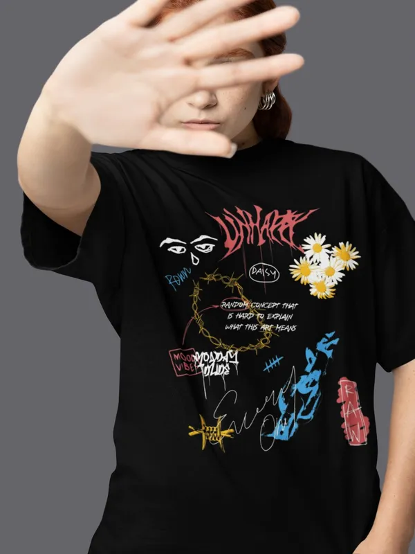 Black_Cotton_Oversized_T-Shirt_For_Women