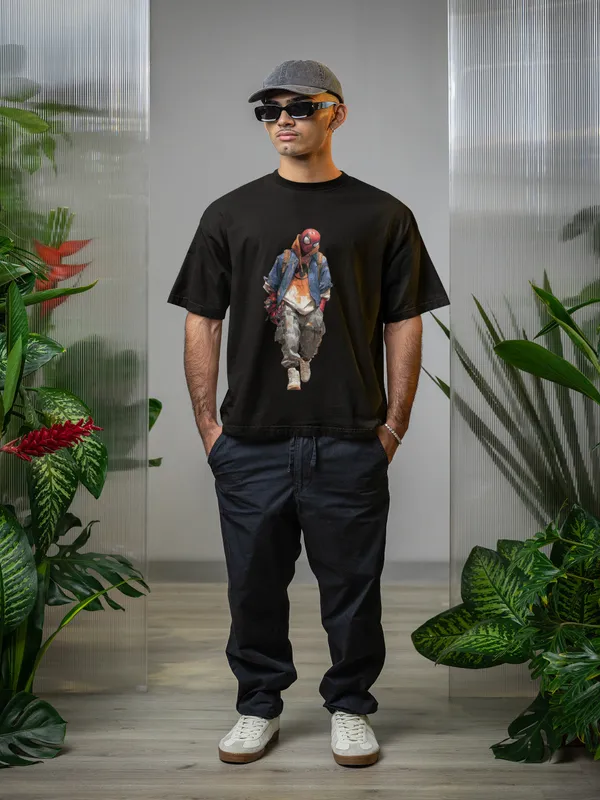 Black_Cotton_Oversized_Urban_Spidey_T-Shirt_For_Men