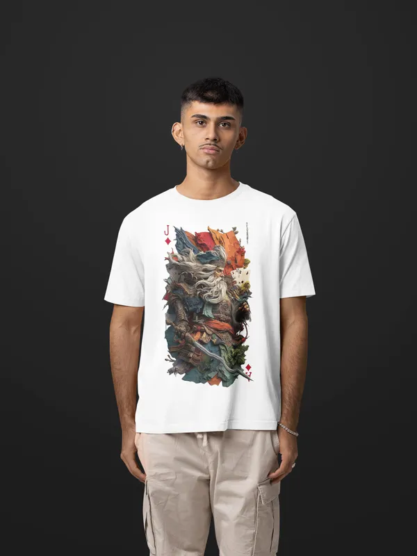White_Cotton_Oversized_Mystic_Sage_T-Shirt_For_Men
