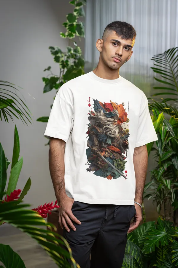 White_Cotton_Oversized_Mystic_Sage_T-Shirt_For_Men
