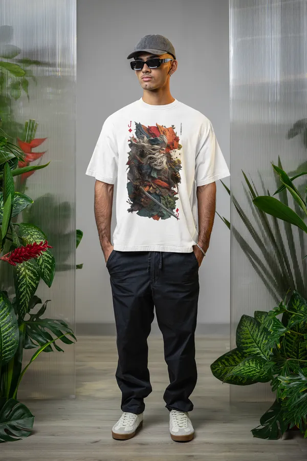 White_Cotton_Oversized_Mystic_Sage_T-Shirt_For_Men