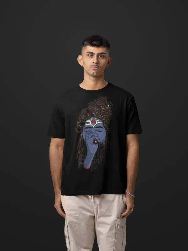 Black_Cotton_Oversized_Chill_Shiva_T-Shirt_For_Men