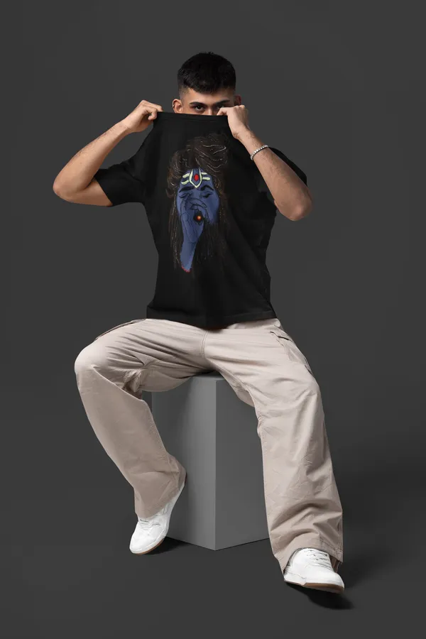 Black_Cotton_Oversized_Chill_Shiva_T-Shirt_For_Men