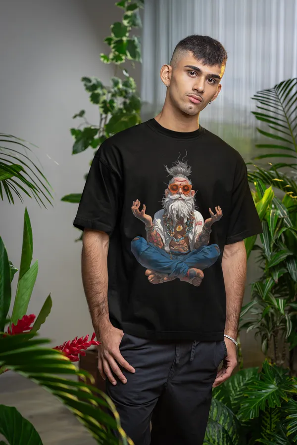 Black_Cotton_Oversized_Tattoo_Guru_T-Shirt_For_Men
