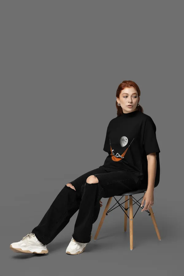 Black_Cotton_Oversized_Moon_Lounge_T-Shirt_For_Women