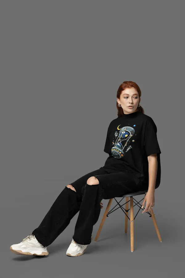 Black_Cotton_Oversized_T-Shirt_For_Women