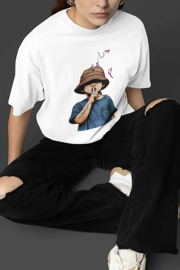 White_Cotton_Oversized_T-Shirt_For_Women