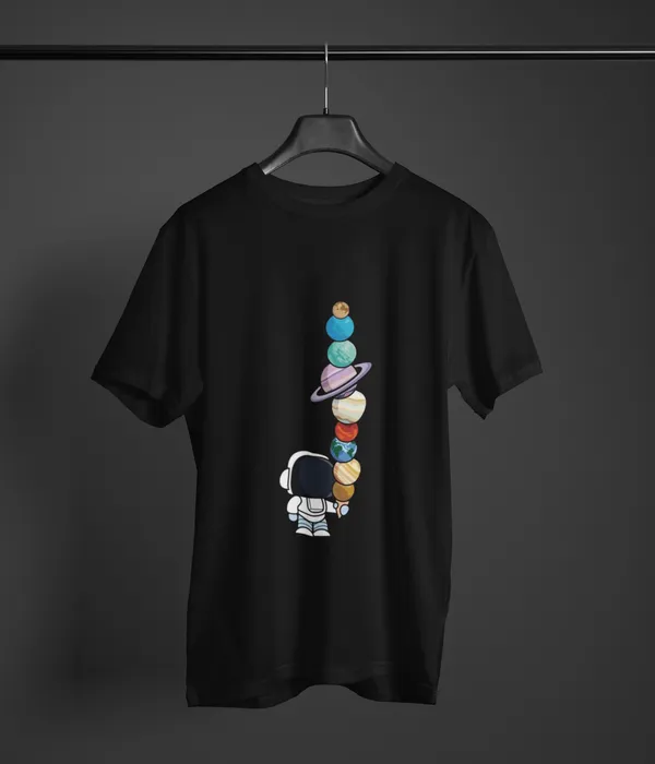 Black_Cotton_Oversized_Planet_Cones_T-Shirt_For_Women