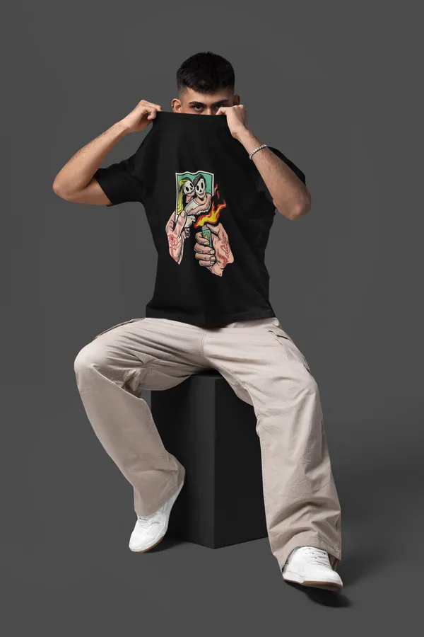 Black_Cotton_Oversized_Photo_Burn_T-Shirt_For_Men