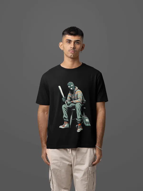 Black_Cotton_Oversized_Masked_Mob_T-Shirt_For_Men
