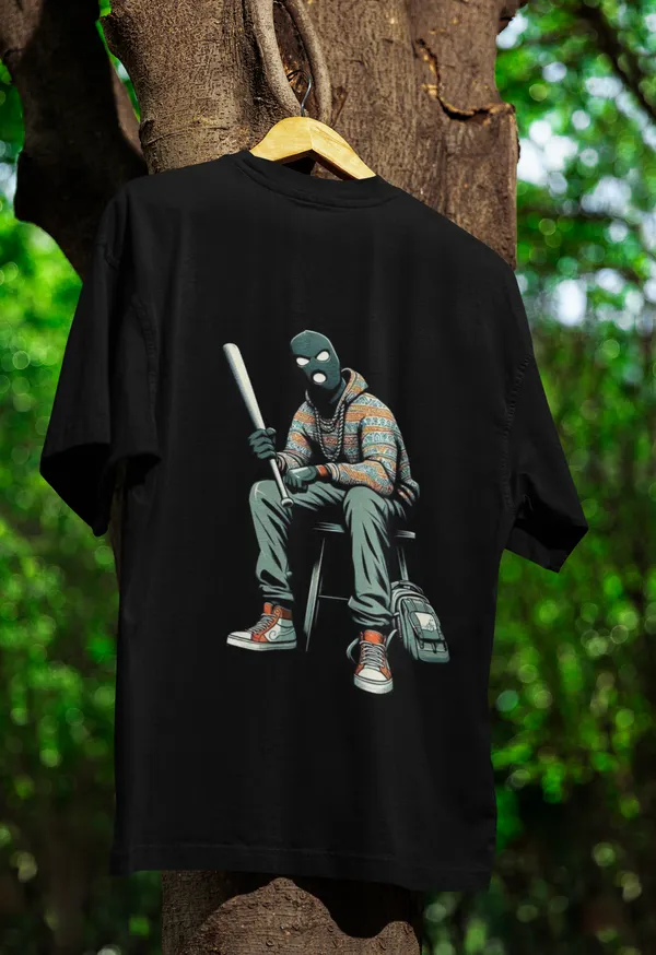 Black_Cotton_Oversized_Masked_Mob_T-Shirt_For_Men