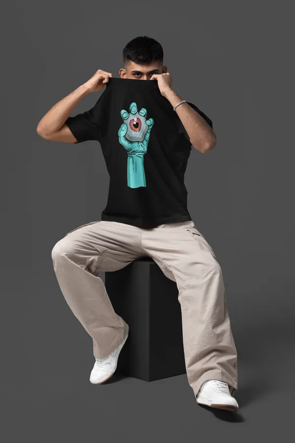 Black_Cotton_Oversized_Alien_Monk_T-Shirt_For_Men