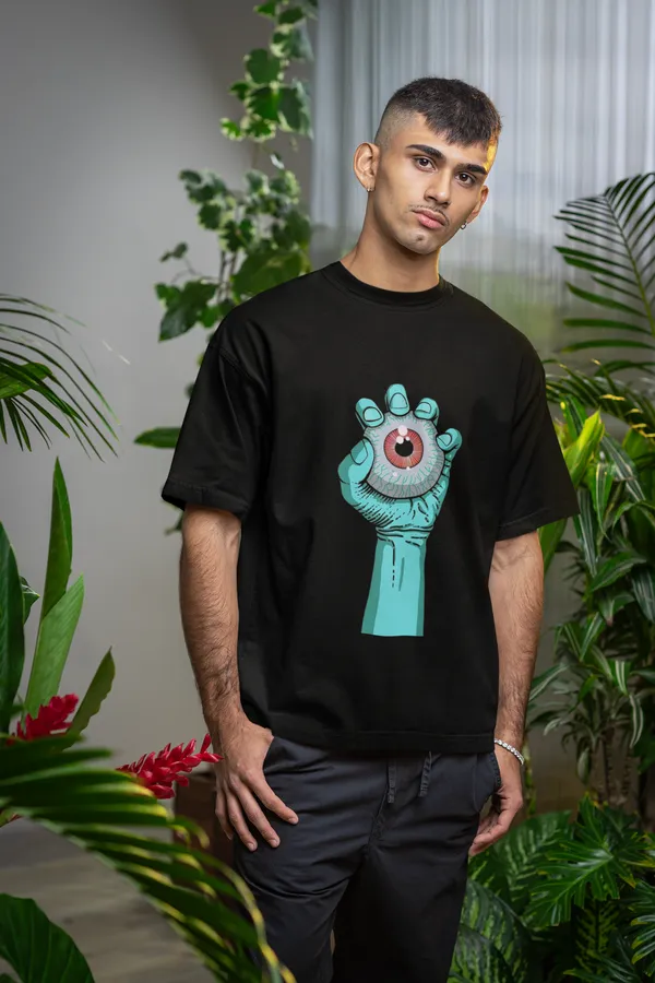 Black_Cotton_Oversized_Alien_Monk_T-Shirt_For_Men
