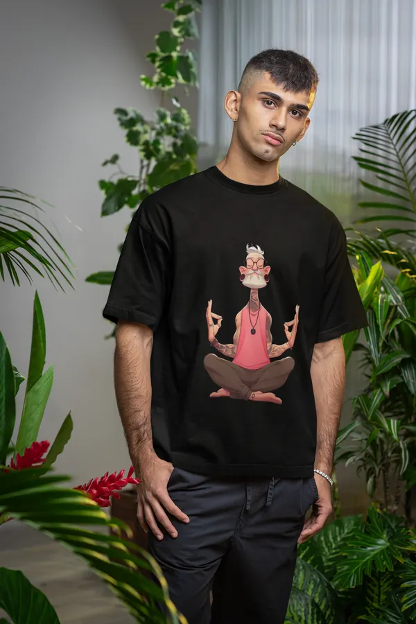 Black_Cotton_Oversized_Burnt_Memories_T-Shirt_For_Men