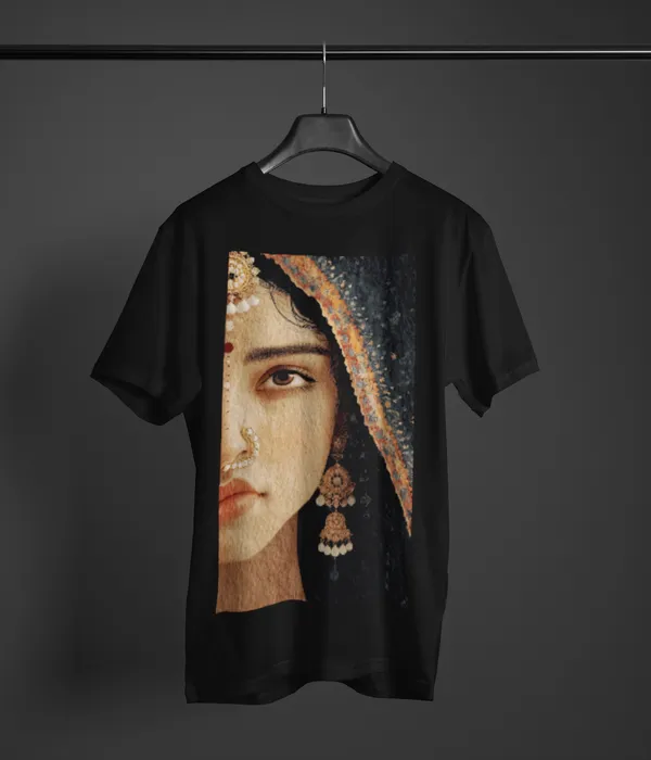 Black_Cotton_Oversized_Cosmic_Veins_T-Shirt_For_Women