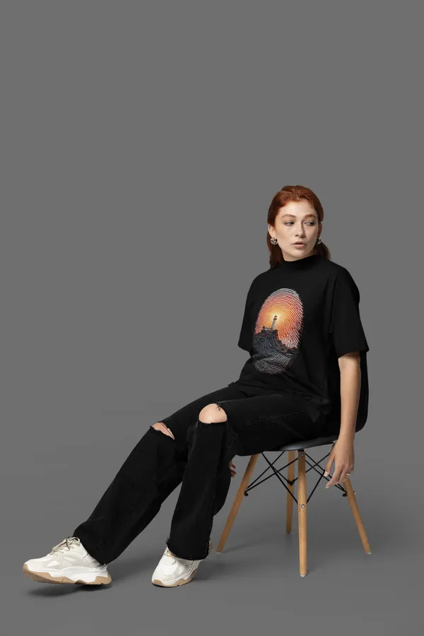 Black_Cotton_Oversized_T-Shirt_For_Women