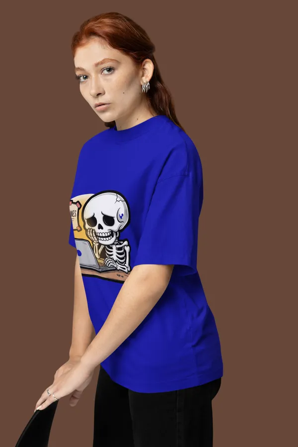 Blue_Cotton_Oversized_Graphic_T-Shirt_For_Women