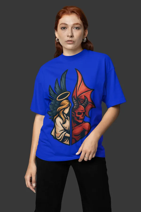 Blue_Cotton_Oversized_Graphic_T-Shirt_For_Women