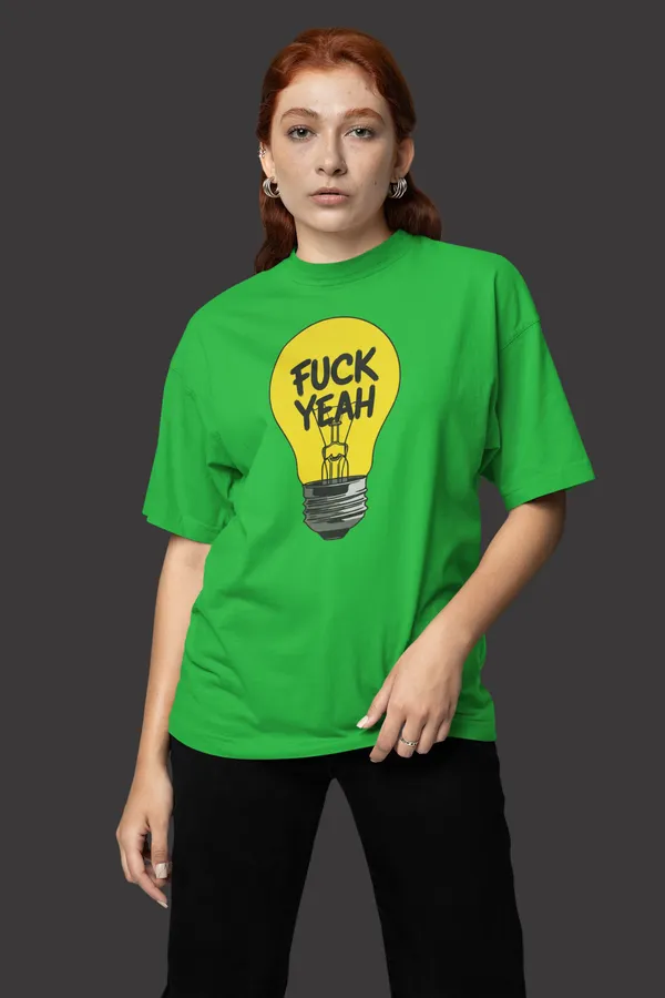 Green_Cotton_Oversized_T-Shirt_For_Women