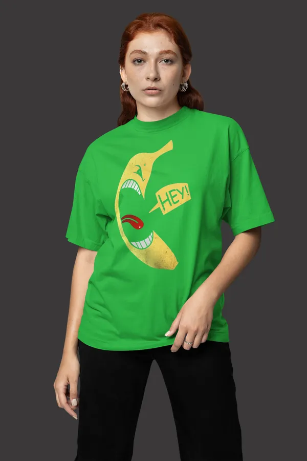 Green_Cotton_Oversized_T-Shirt_For_Women